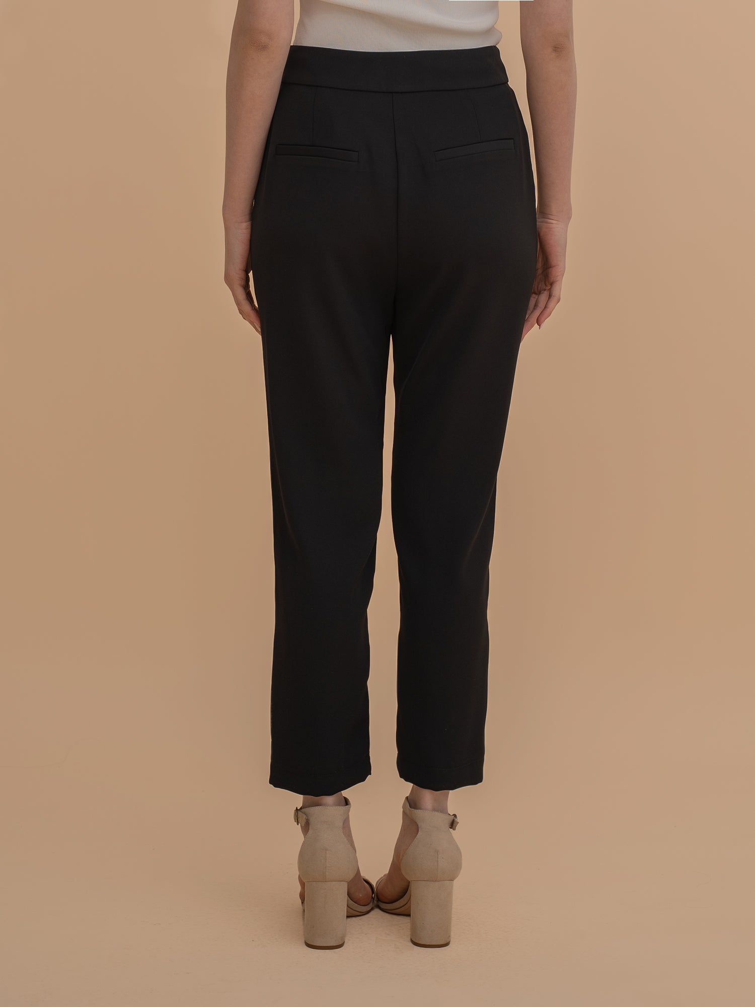 Tapered Piping Trousers