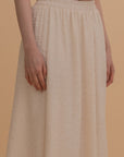 Textured A-Line Skirt