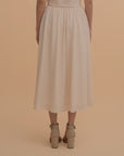 Textured A-Line Skirt