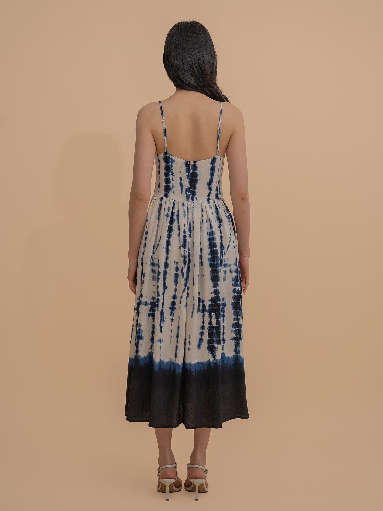 Tie-Dye Spaghetti Strap Dress