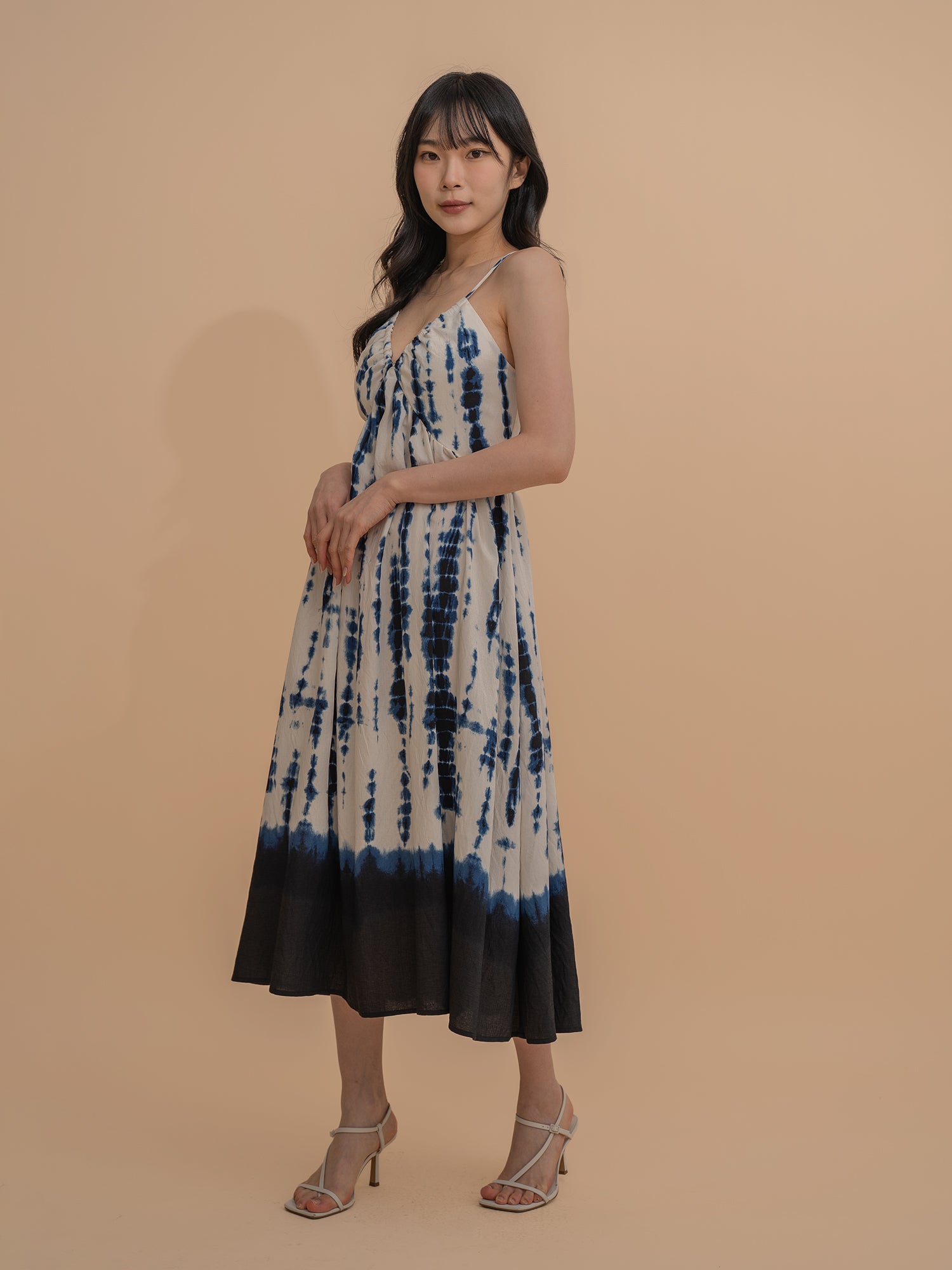 Tie-Dye Spaghetti Strap Dress