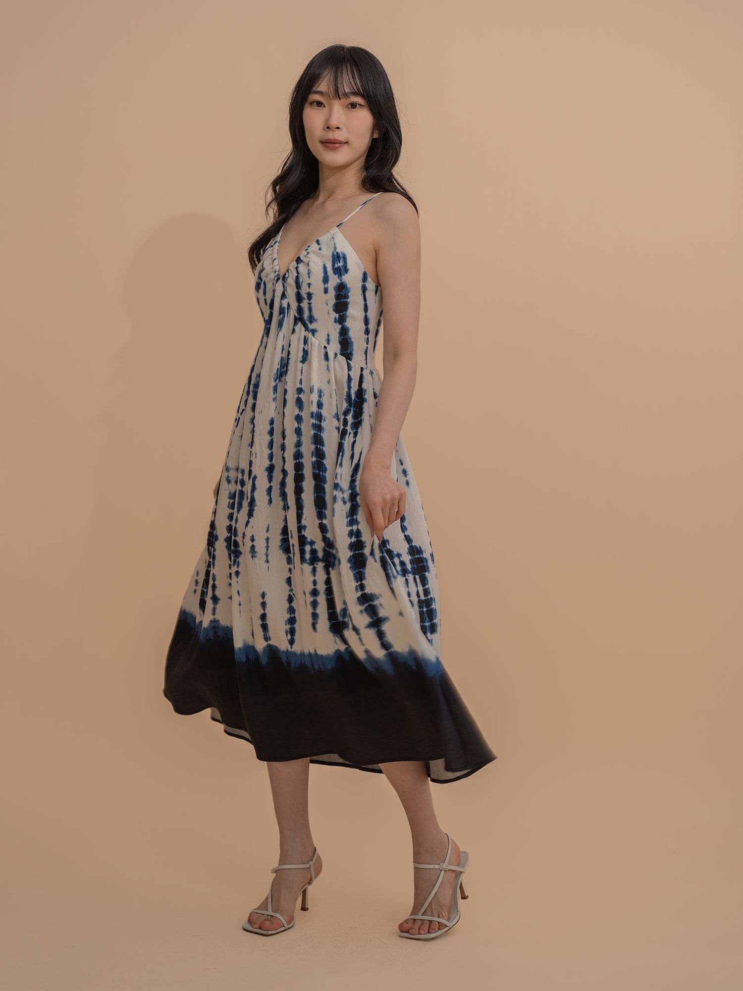 Tie-Dye Spaghetti Strap Dress