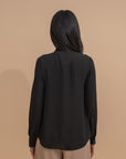 Tie-Neck Elegant Blouse