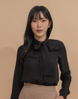 Tie-Neck Elegant Blouse