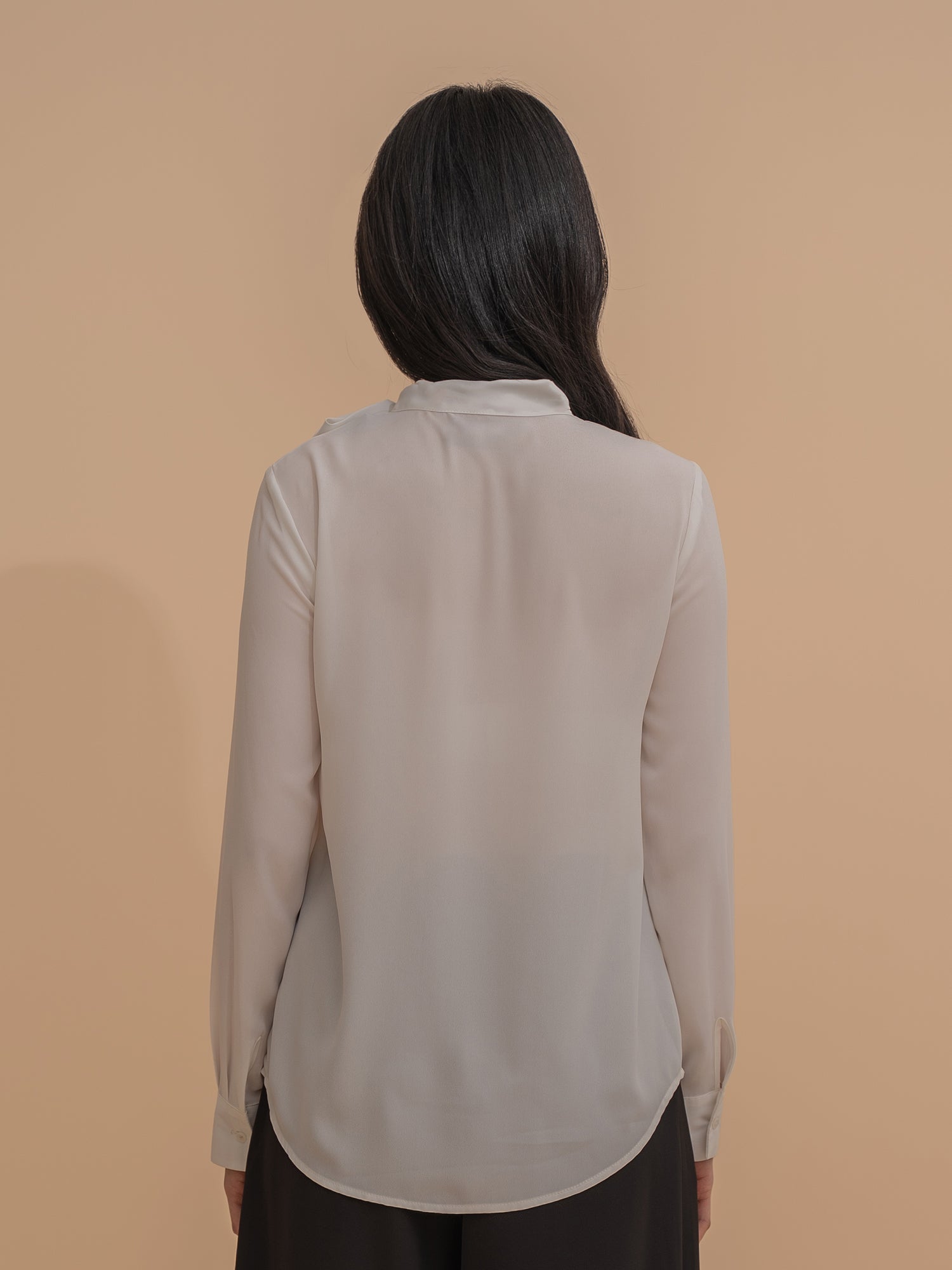 Tie-Neck Elegant Blouse