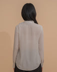 Tie-Neck Elegant Blouse