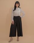 Tie-Neck Elegant Blouse