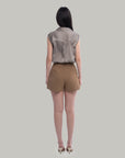 Tilda Satin Sleeveless Shirt