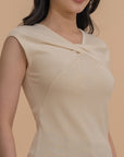 Twist-Front Knit Top