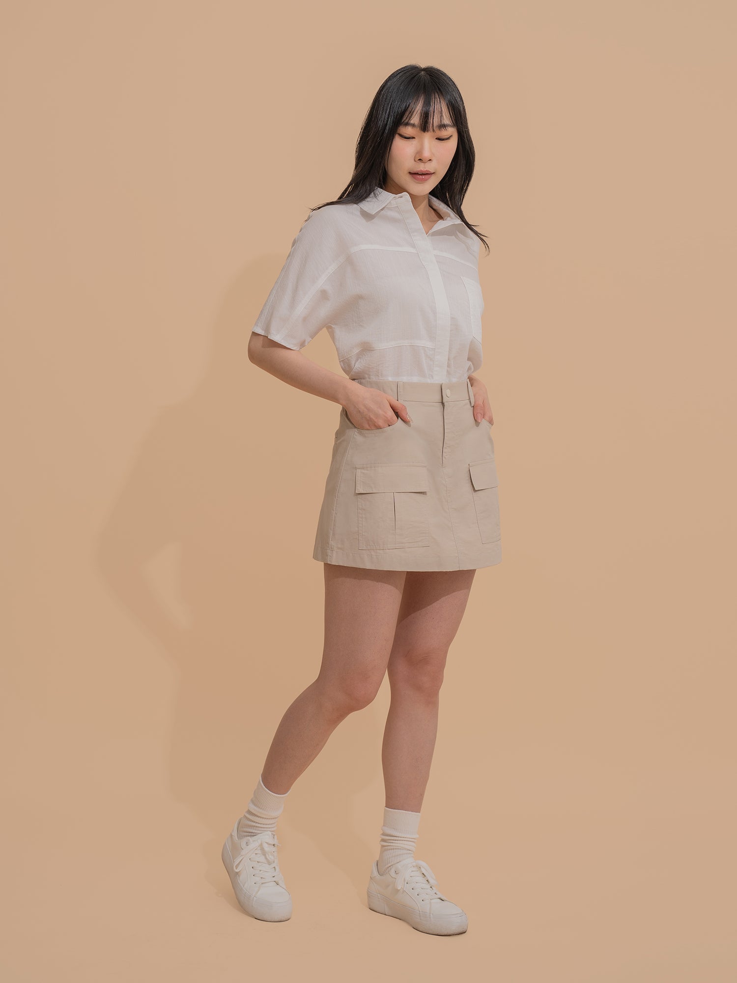 Utility Mini Skirt