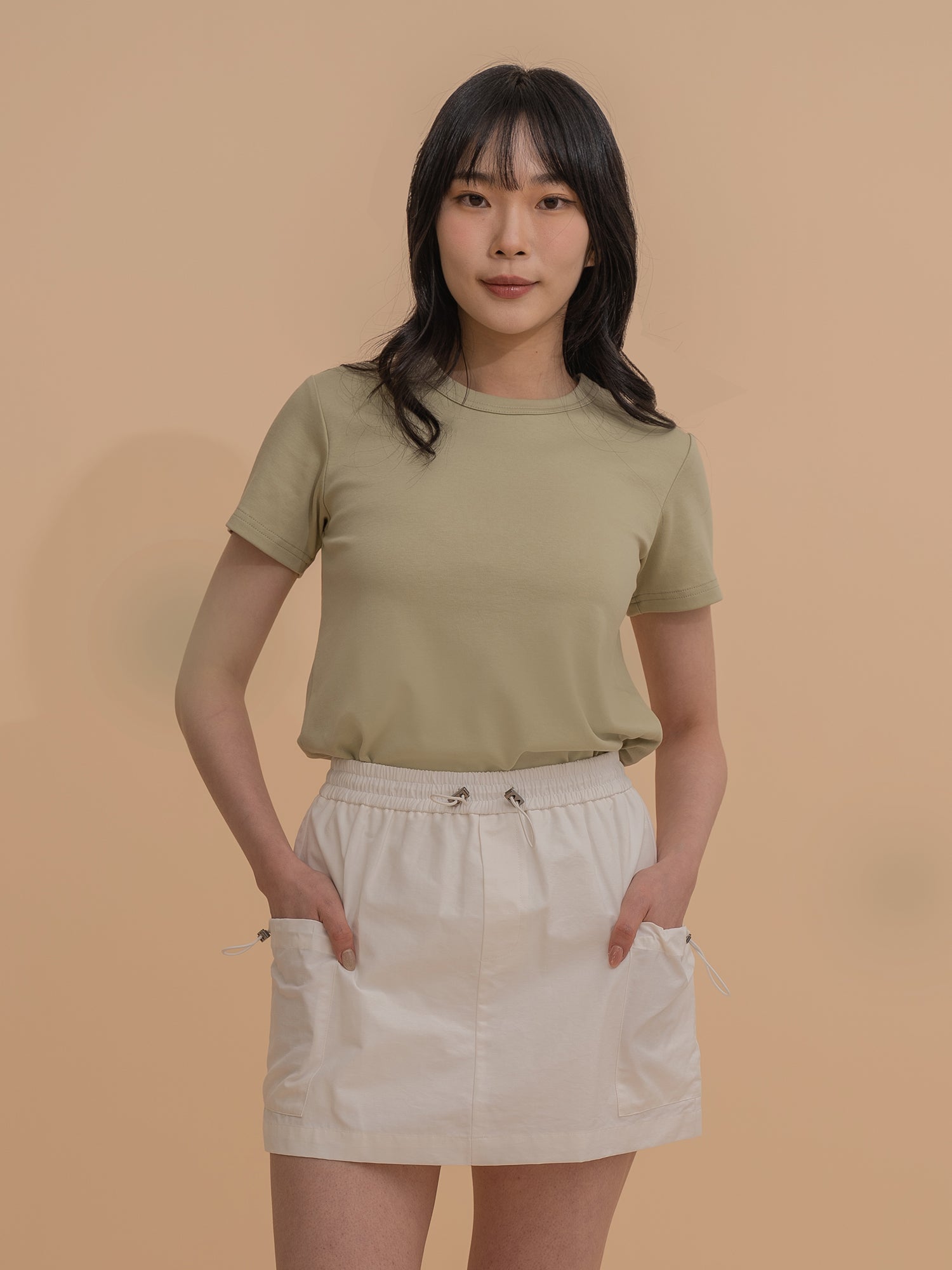 Utility Pocket Mini Skirt