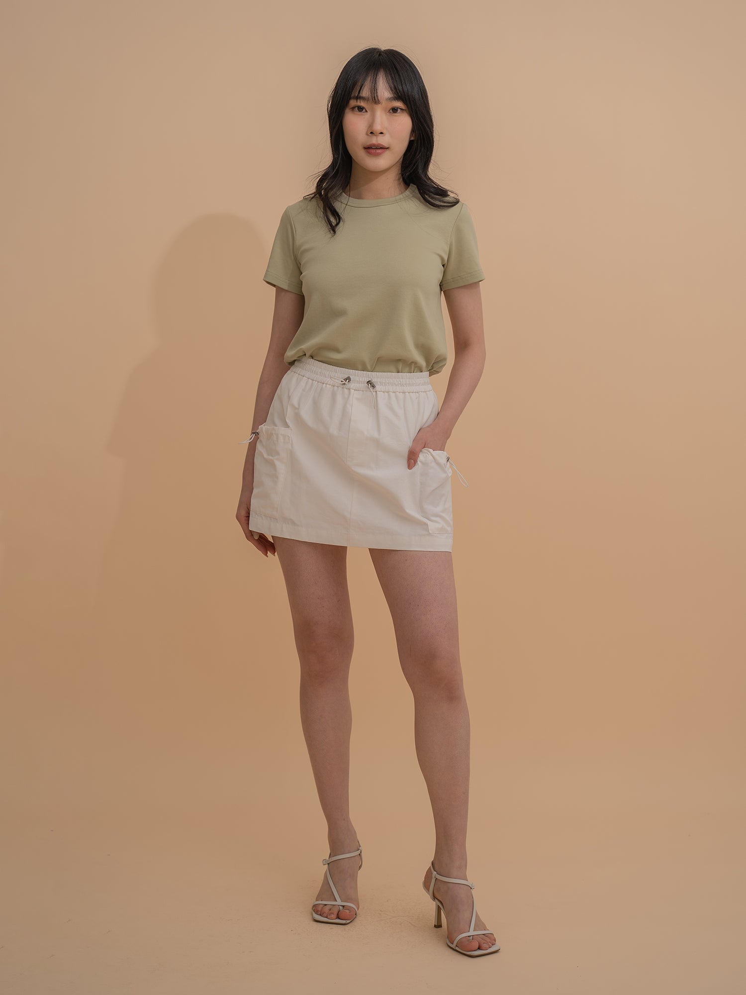 Utility Pocket Mini Skirt
