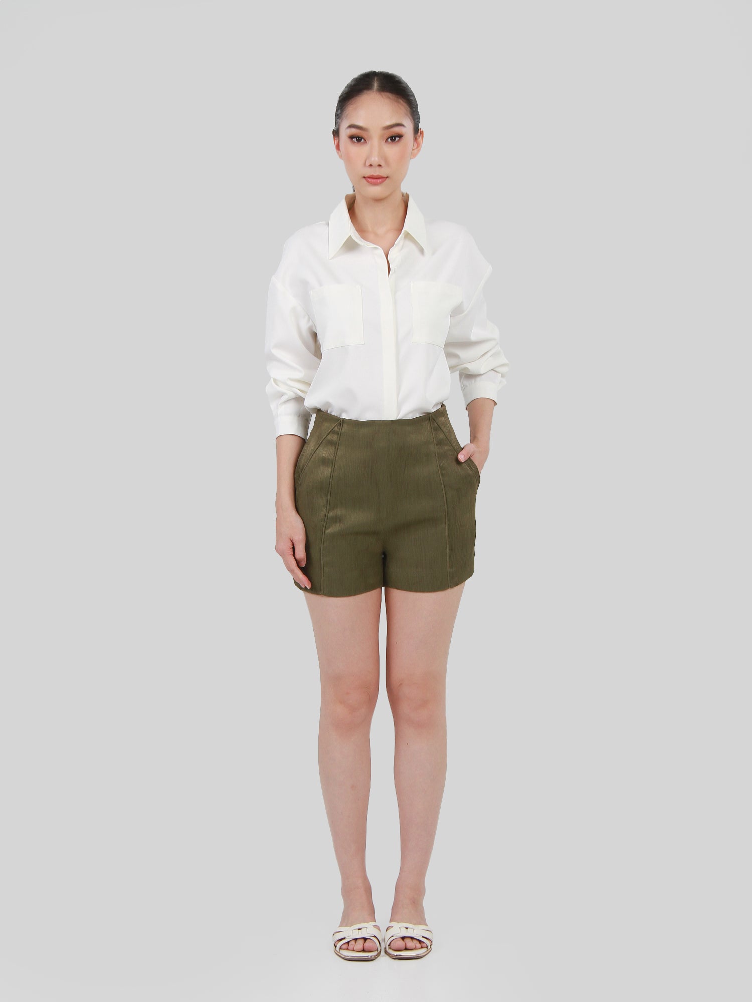 Zayn Foil Shorts