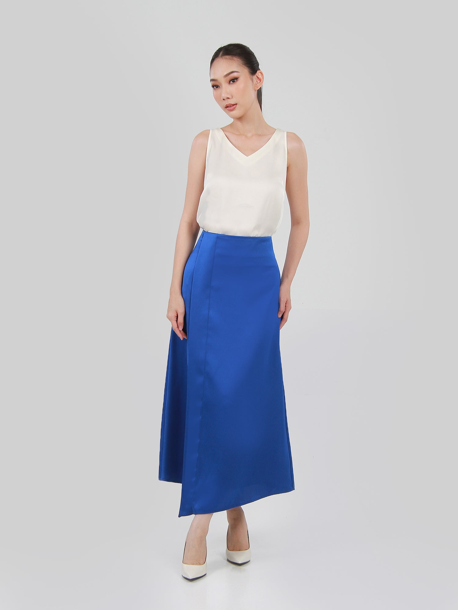 Zoya Satin Skirt