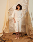 Rue Long Sleeve Pleated Top