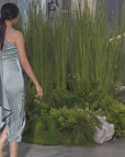 Genie Back Ruffle Fitted Dress
