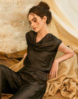 Aster Cowl Neck Top