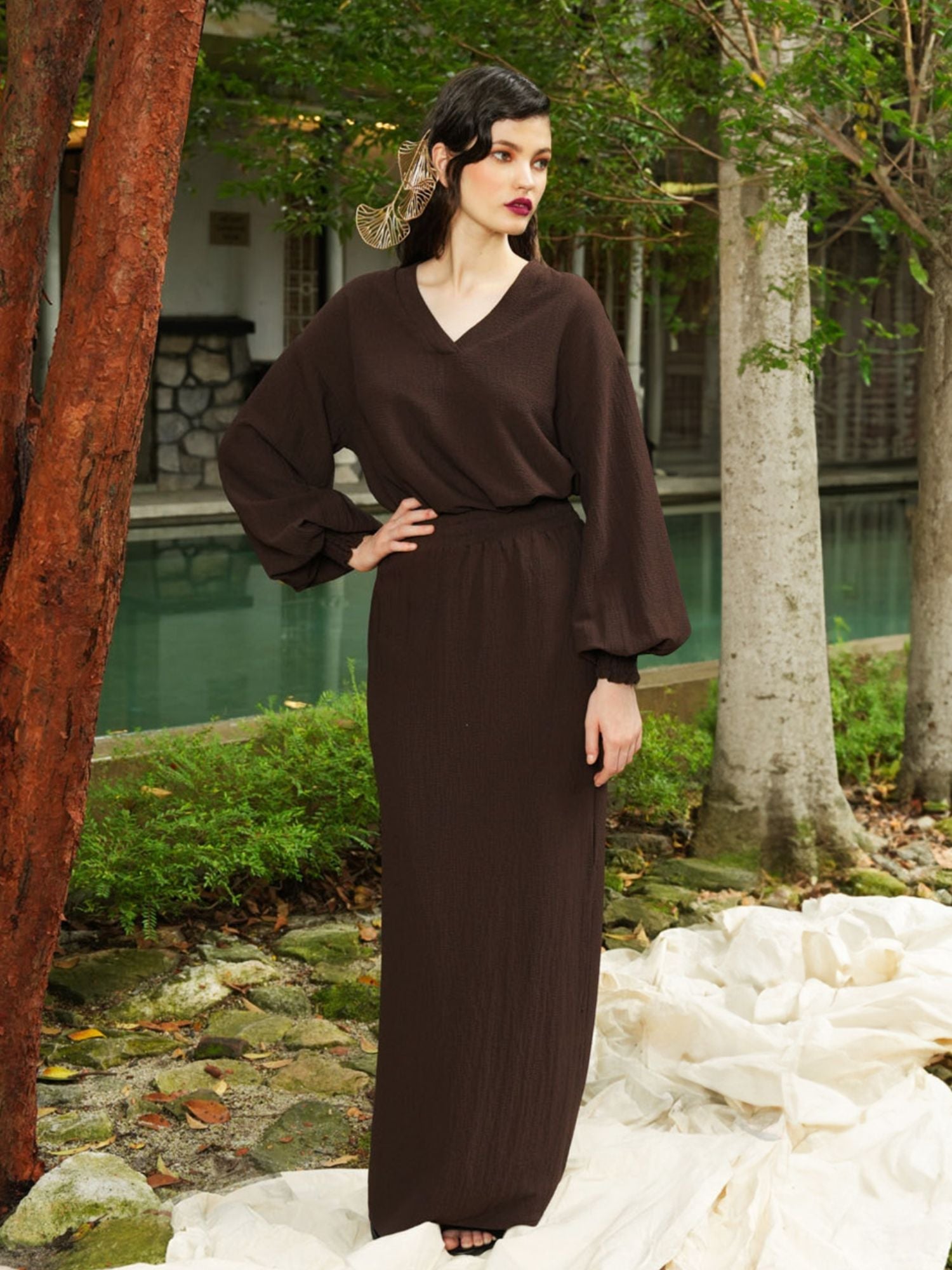 Wren Blouson Top