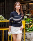 Striped Knit Sweater