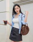 Soft A-Line Mini Skirt