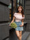 Asymmetric Off-Shoulder Knit Top