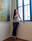 Satin Bias Midi Skirt