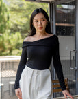 Asymmetric Drape Top