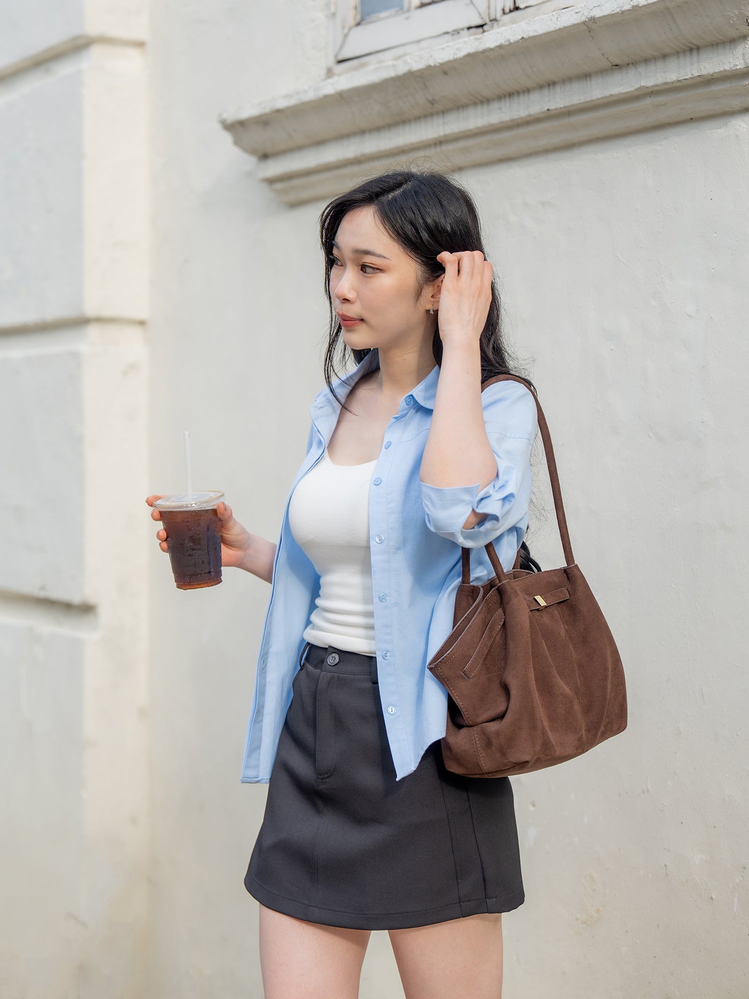 Structured Sleeve Shirt