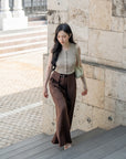 Button-Front Knit Vest Top