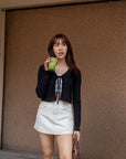 Tie-Front Cardigan