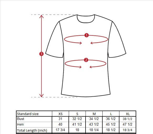 Dionne Camisole Size Guide