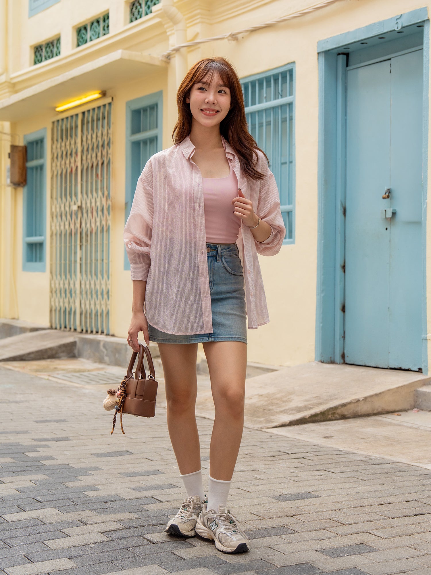 Semi Sheer Button Shirt