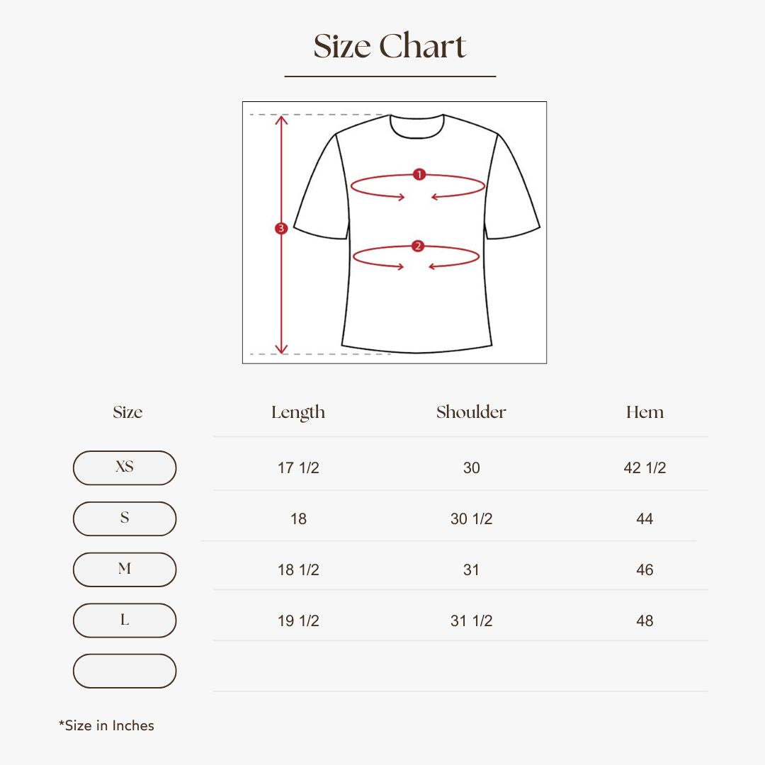 Off-Shoulder Eyelet Blouse Size Guide