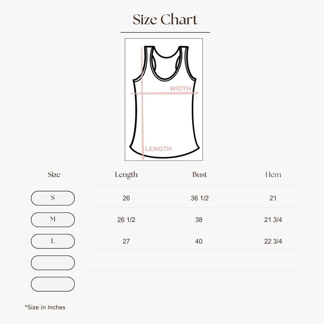 Front Twisted Knot V-Neck Sleeveless Top Size Guide