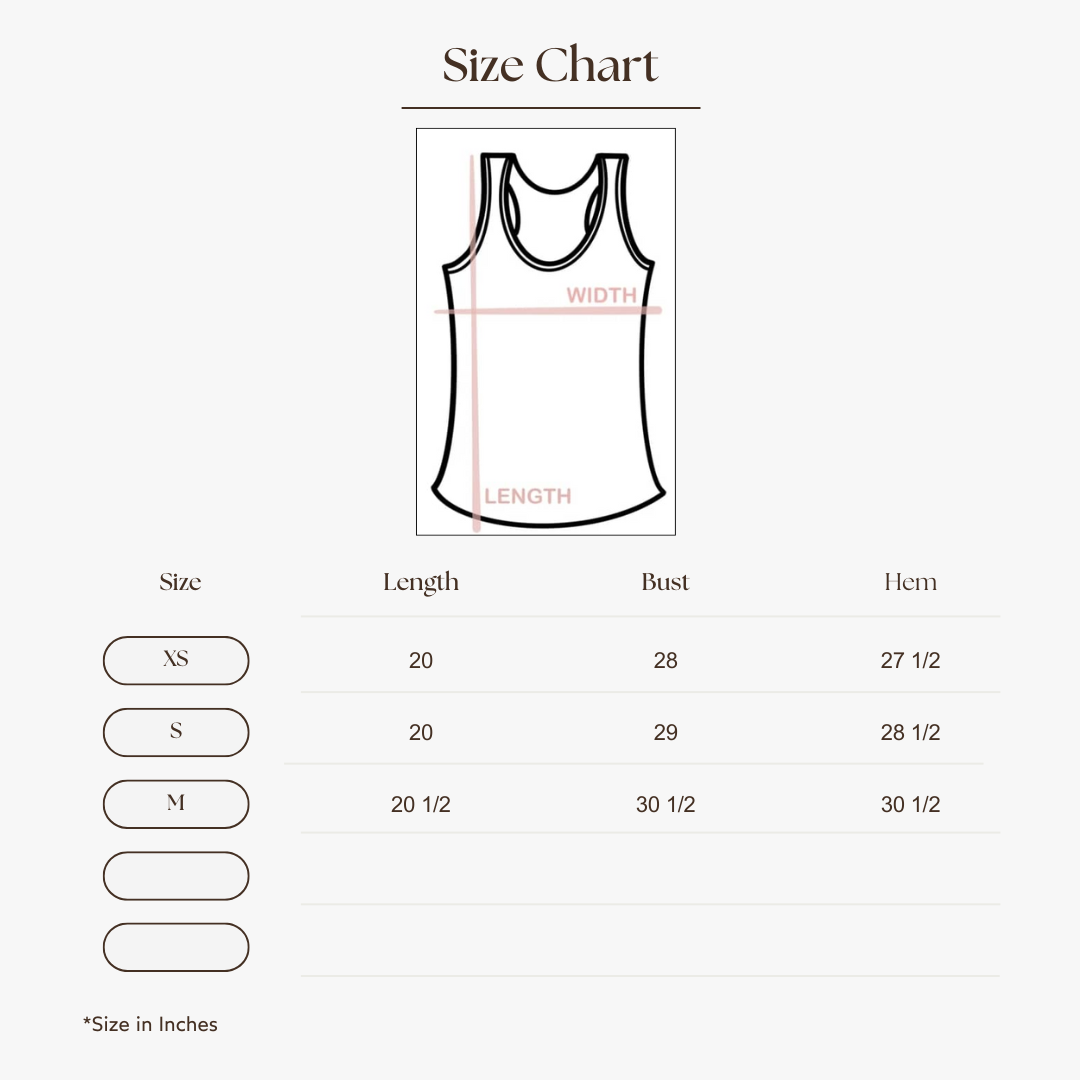 Asymmetric Shoulder Cutout Top Size Guide