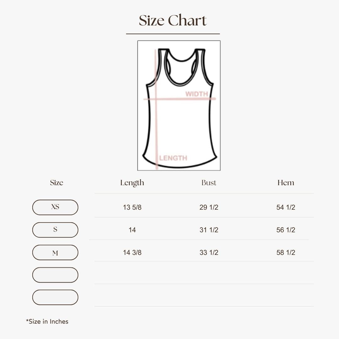 Flowy Textured Cami with Thin Straps Top Size Guide