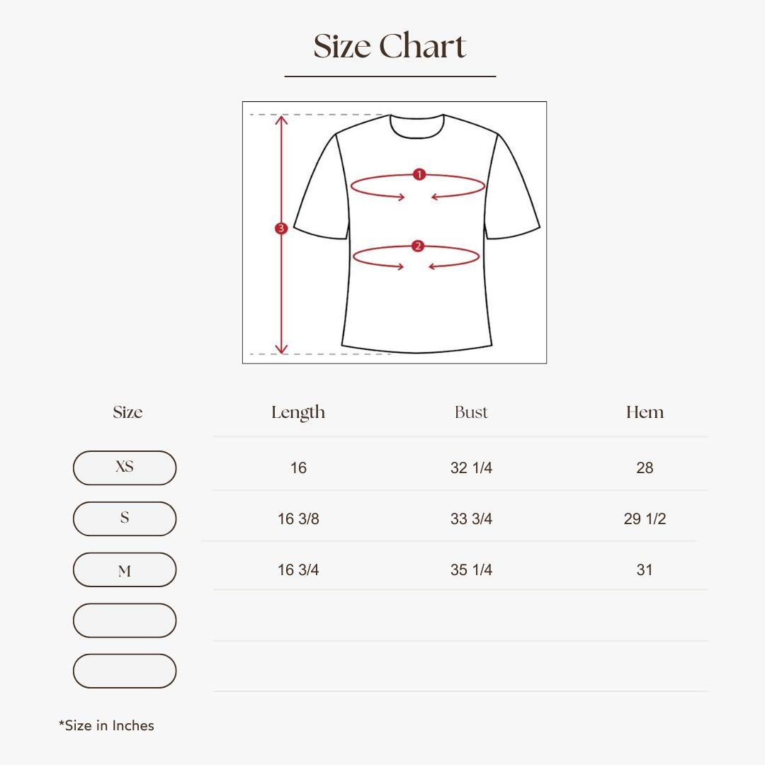 Jacquard Silk-Effect Mandarin Collar Crop Top Size Guide