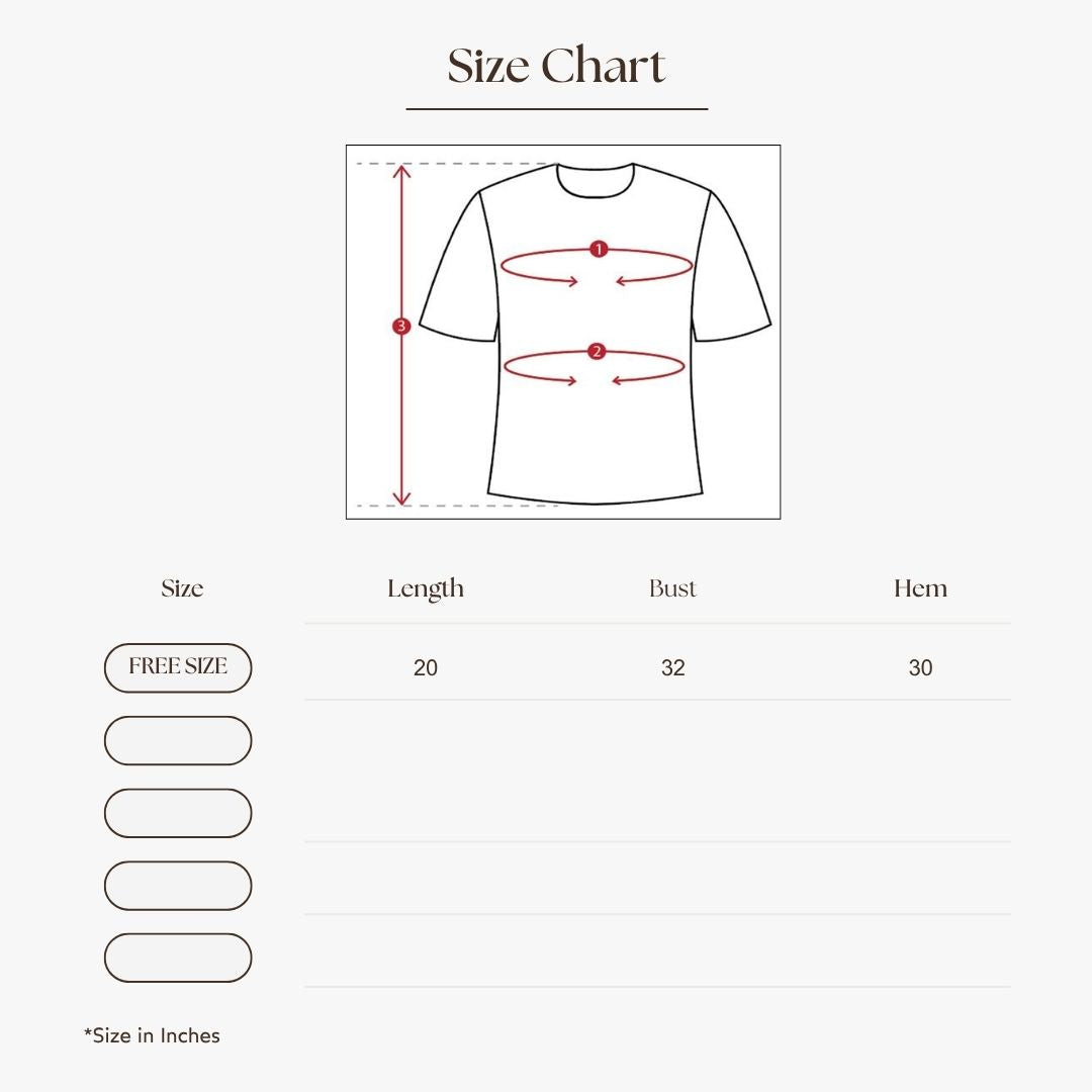 Contrast Trim Knit Tank Size Guide