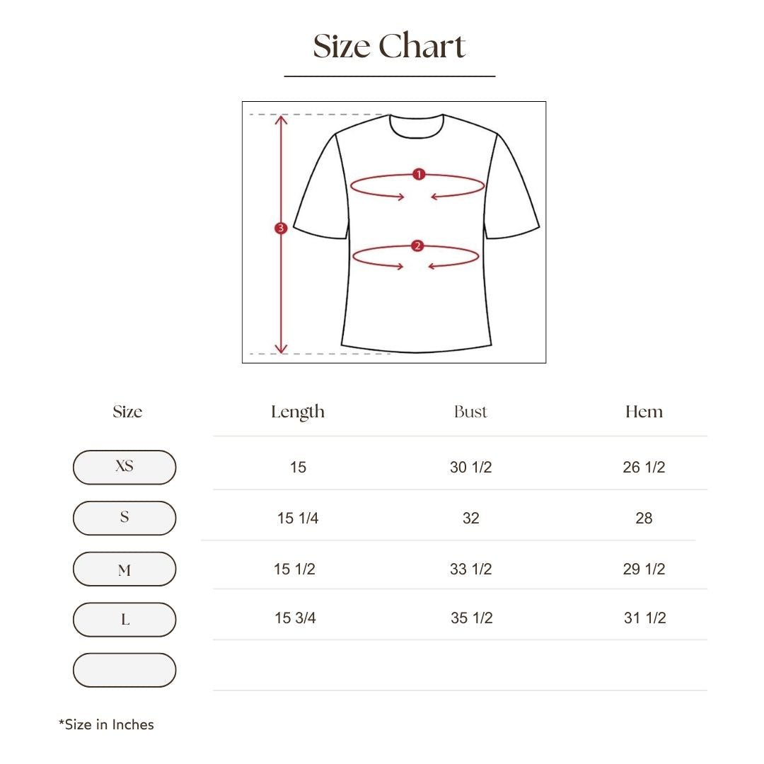 Button Front Lace Hem Top Size Guide