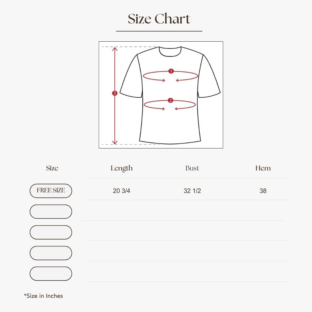 V-neck Knit Vest Top Size Guide