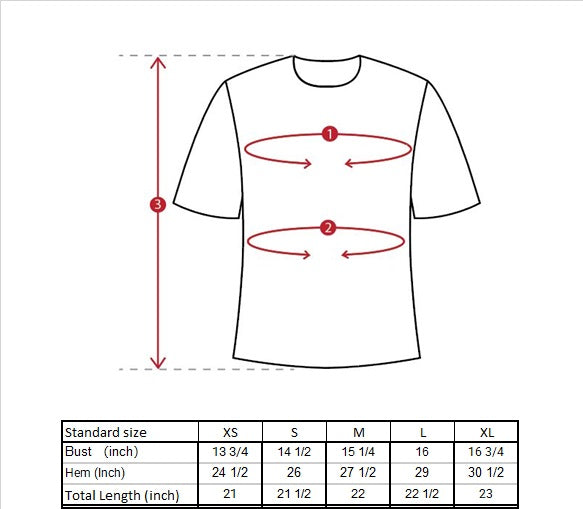 Chiron Knit Top Size Guide