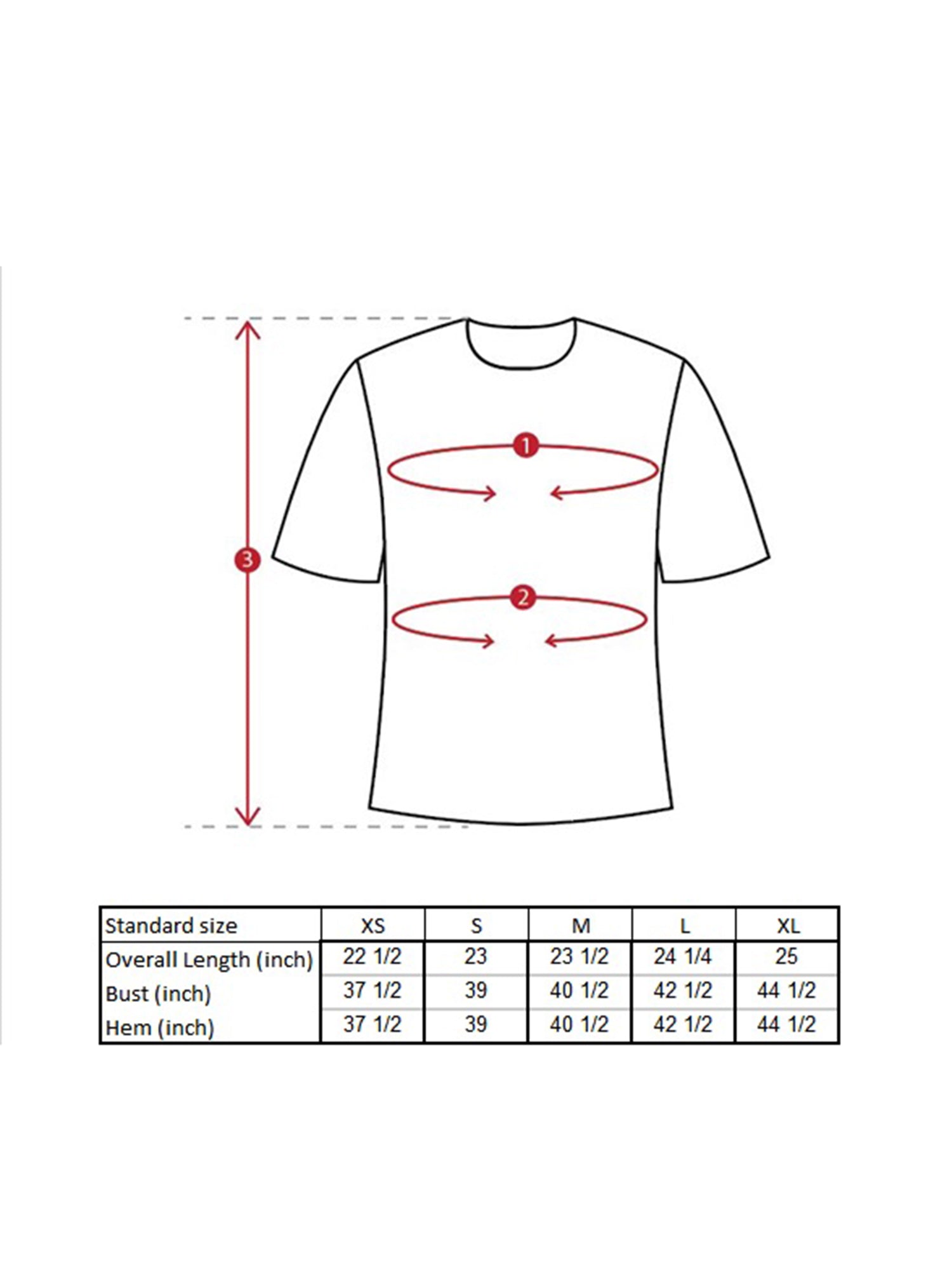 Billie Top Size Guide