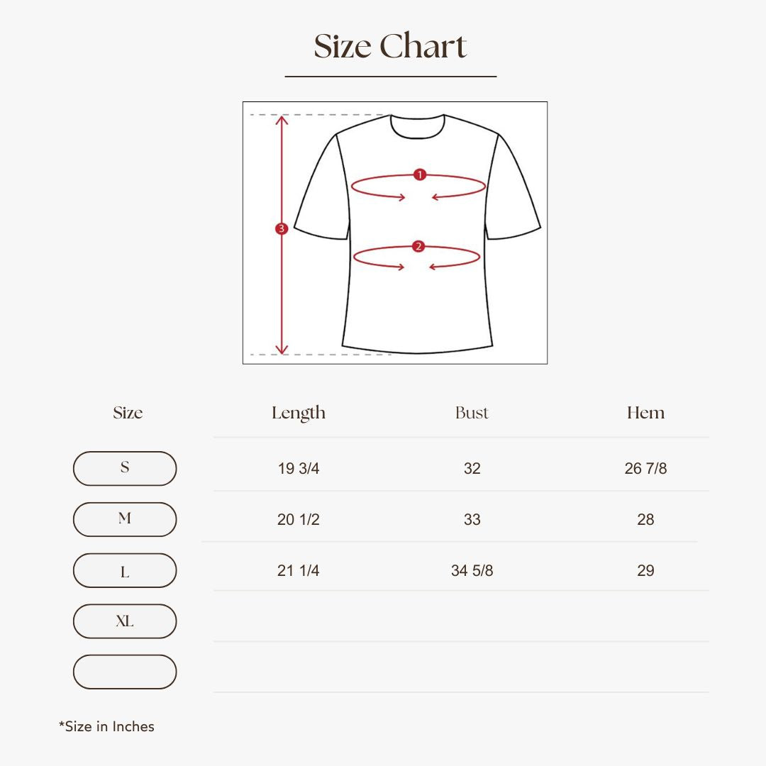 One-Shoulder Draped Top Size Guide