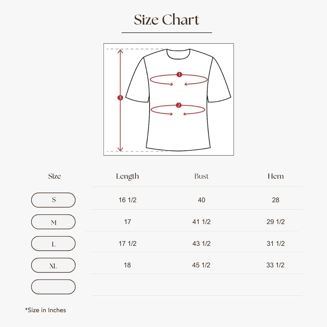 Striped Drawstring Crop Blouse Size Guide