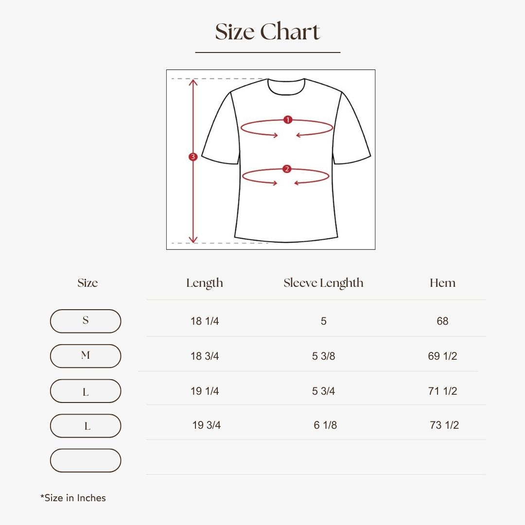 Boho Tie-Blouse Size Guide