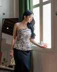 Floral Peplum Top