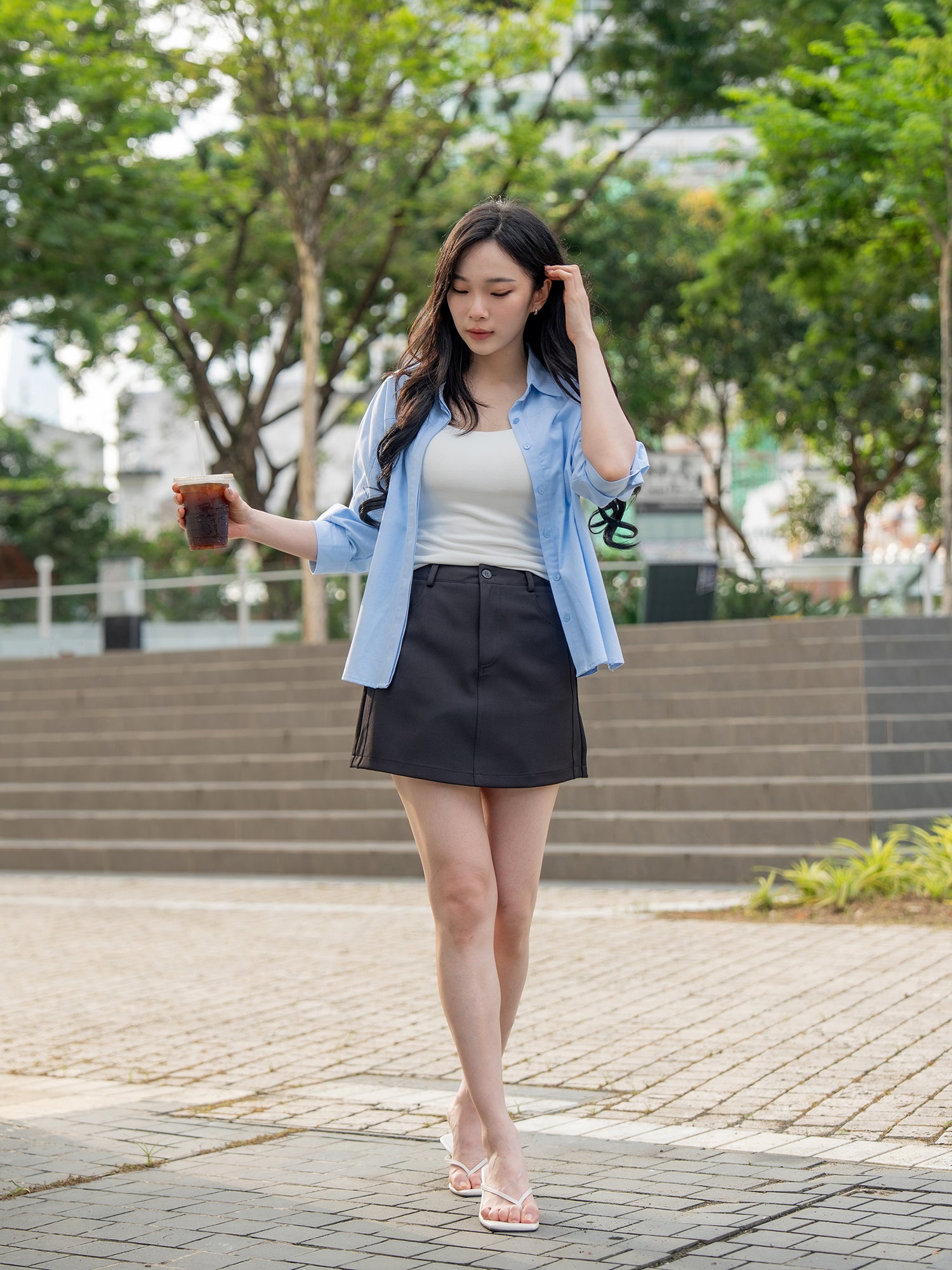 Structured Sleeve Shirt