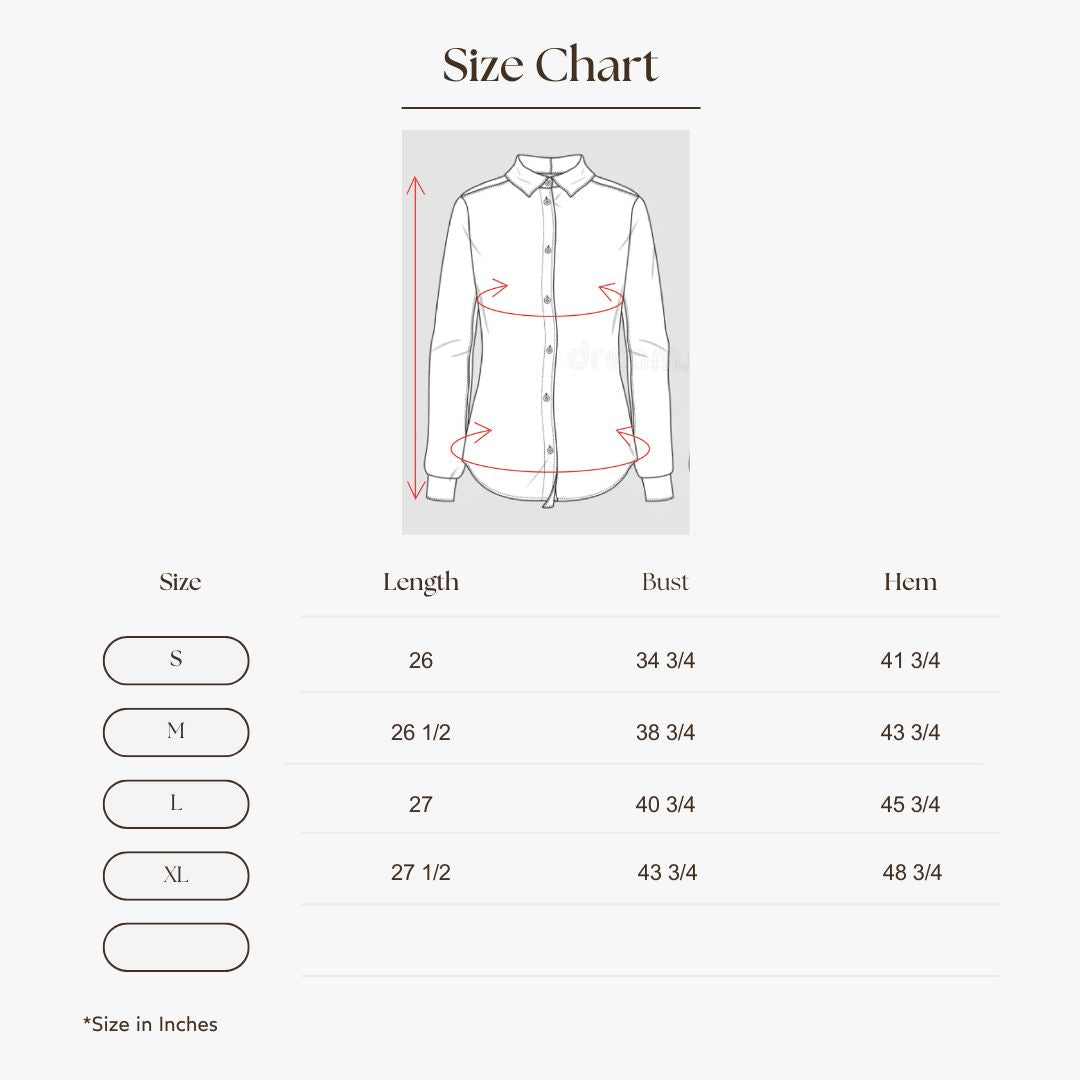 Tie-Neck Elegant Blouse Size Guide