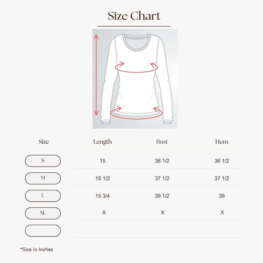 V-Neck Knit Cardigan Size Guide