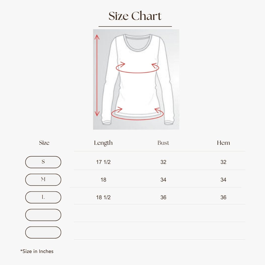 Tie-Front Cardigan Size Guide